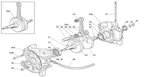 X30 Crankcase & Shaft